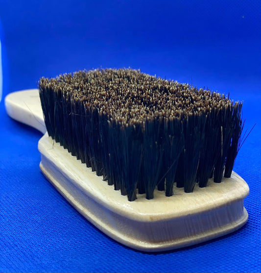 The Medium Soft 100% Boar Bristle Wave Brush w/Ash Wood Paddle