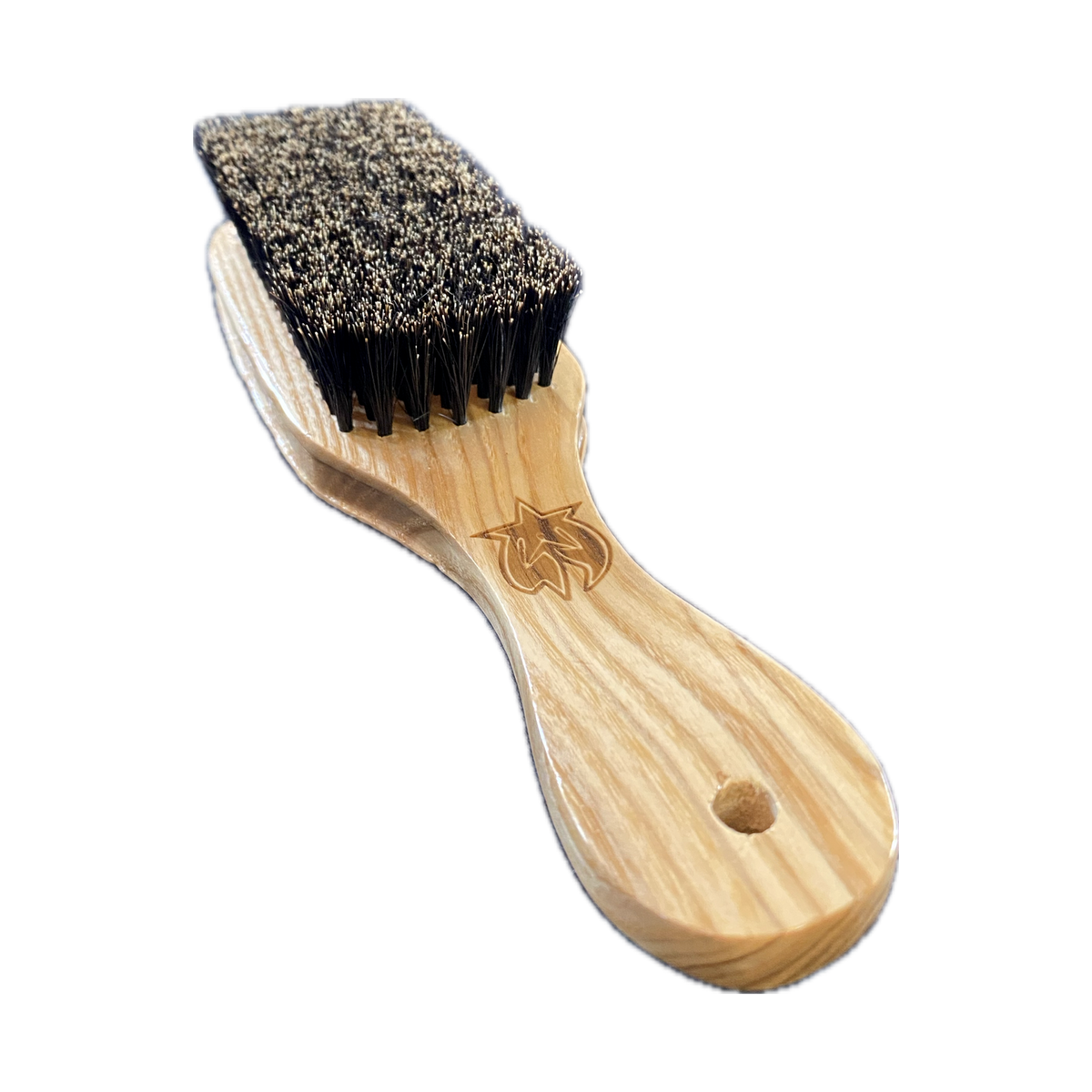 The Medium Soft w/Ash Wood Paddle Extra Long Bristles #002