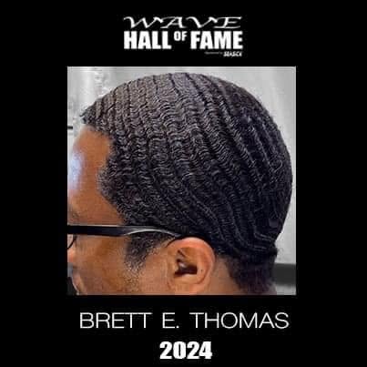 Wave Hall of Fame recognition for Brett E. Thomas, 2024